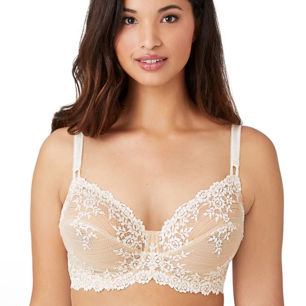 NWOT Wacoal lace underwire bra in sand - Sz 36C 🔥